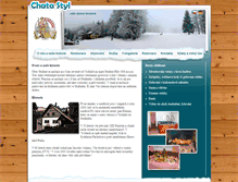 Tablet Screenshot of chata-styl.cz